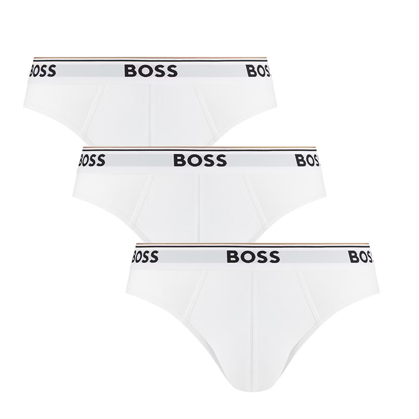 Hugo Boss Herenslips Power 3-Pack wit