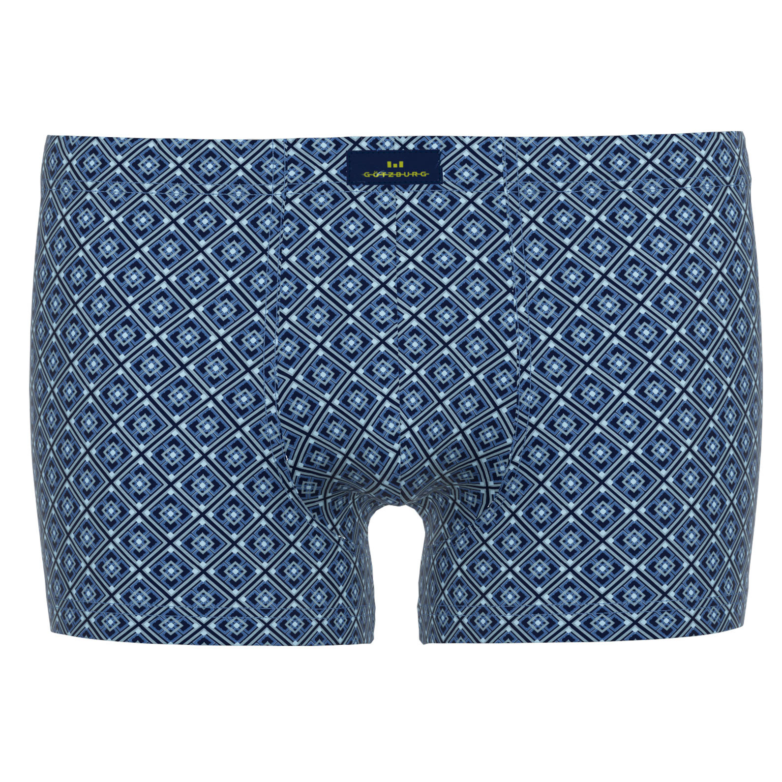 Gotzburg Boxershort met bolletjes print blauw