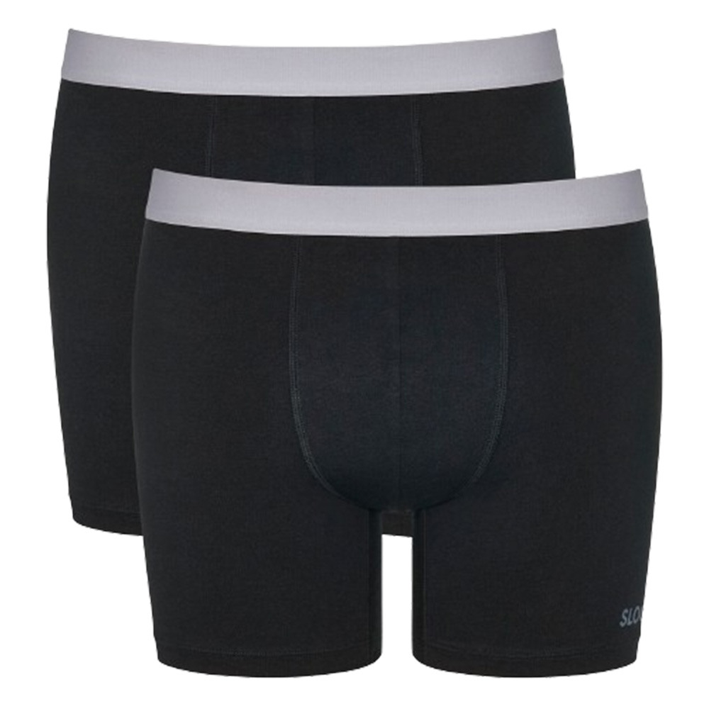 Sloggi Go abc Shorts 2-pack zwart 