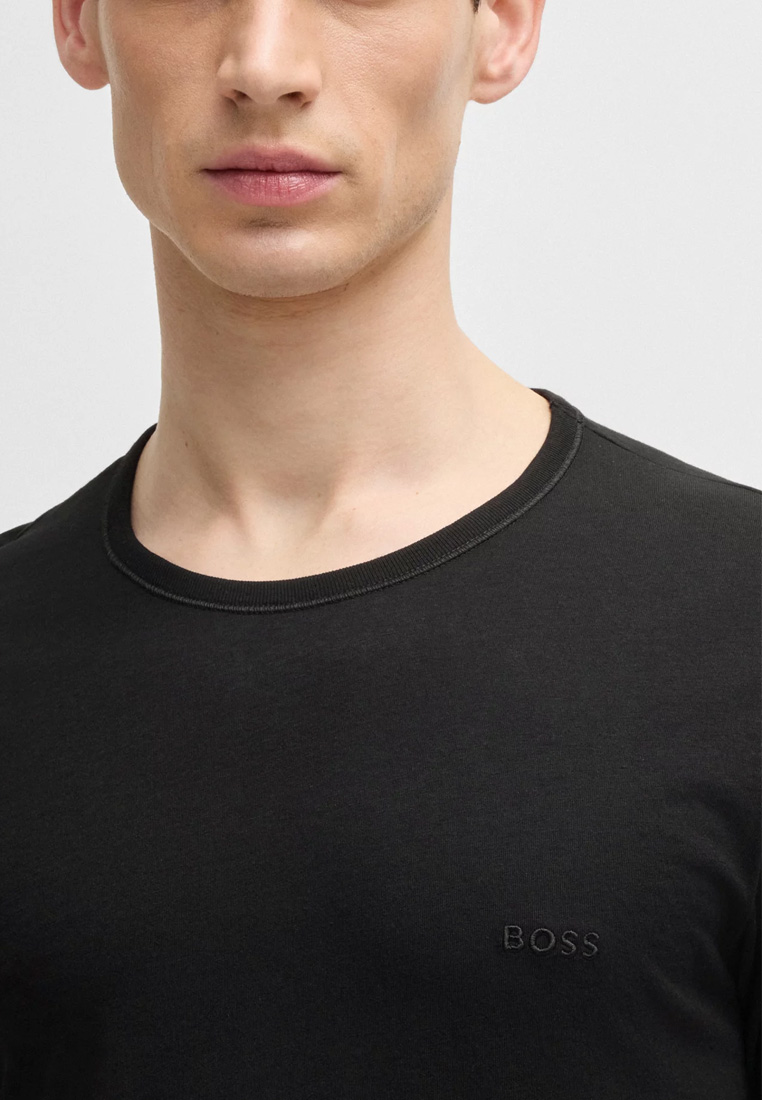 Hugo Boss T-shirt O-hals Classic 3-pack zwart