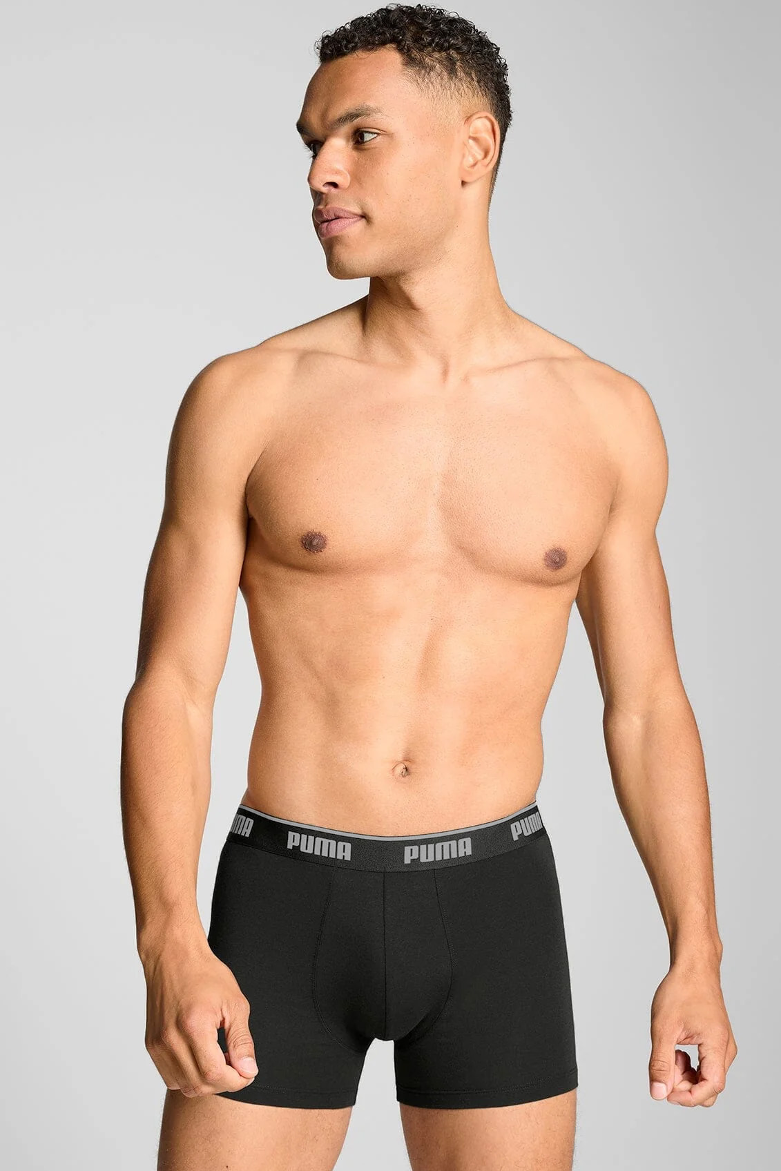 Puma Boxershorts 6-pack grijs-zwart 