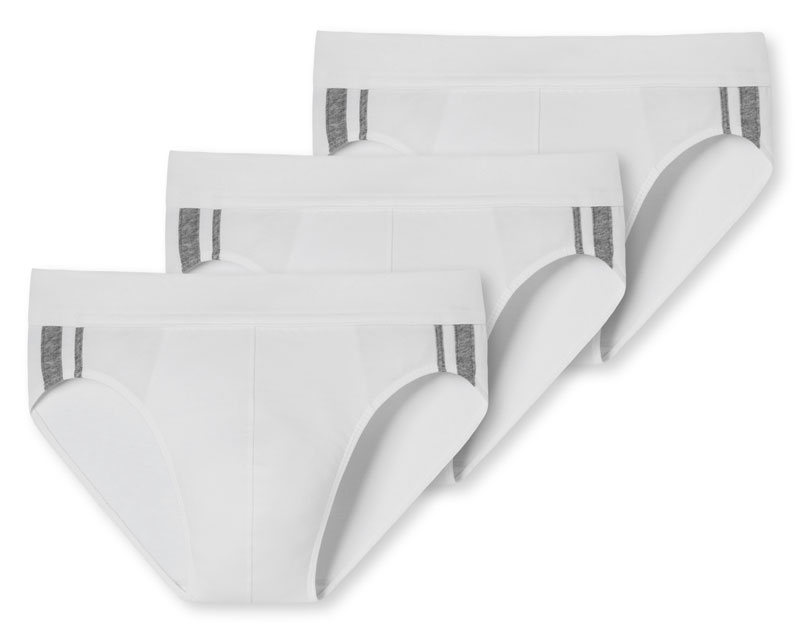 Schiesser Rio slips wit 95-5 zachte band 3-pack
