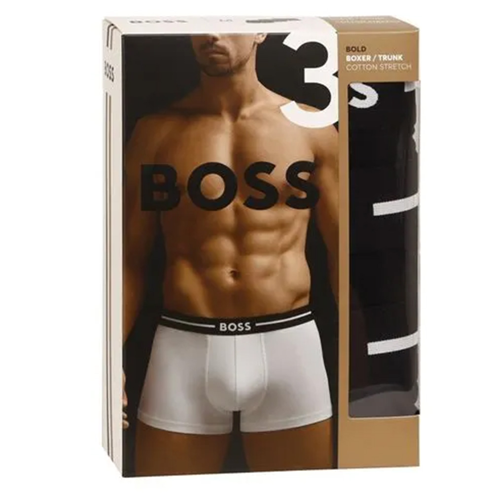 Hugo Boss boxershorts Bold 3-pack zwart