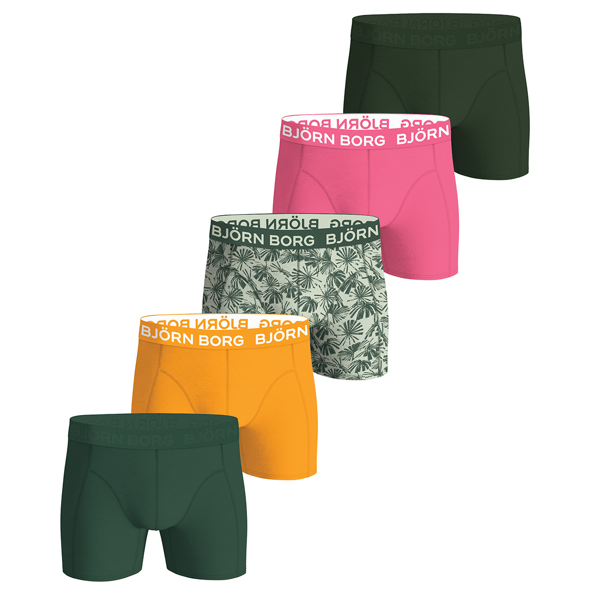 Bjorn Borg boxershorts  5-pack cotton stretch multi color