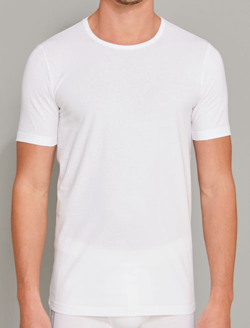 Schiesser T-shirts wit voorkant 95-5 