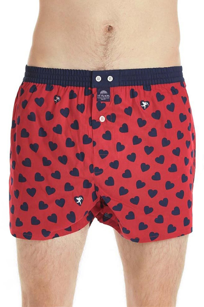 McAlson Boxer Valentine red