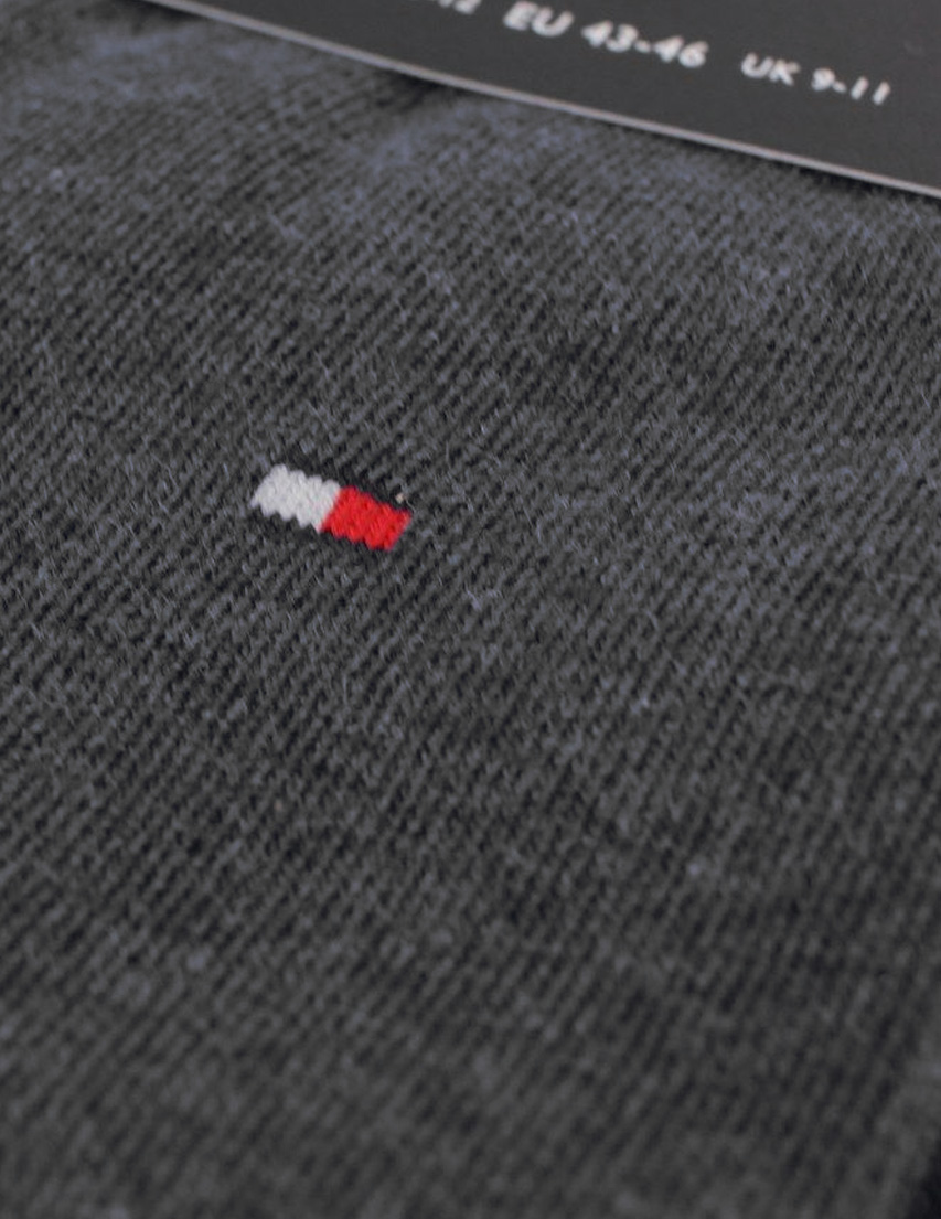 Tommy Hilfiger herensokken 2-paar antraciet