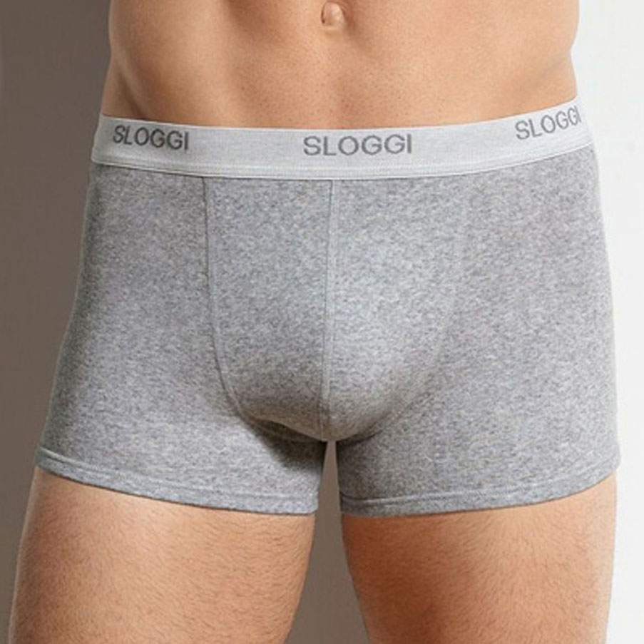 Sloggi Basic boxershort grijs voorkant