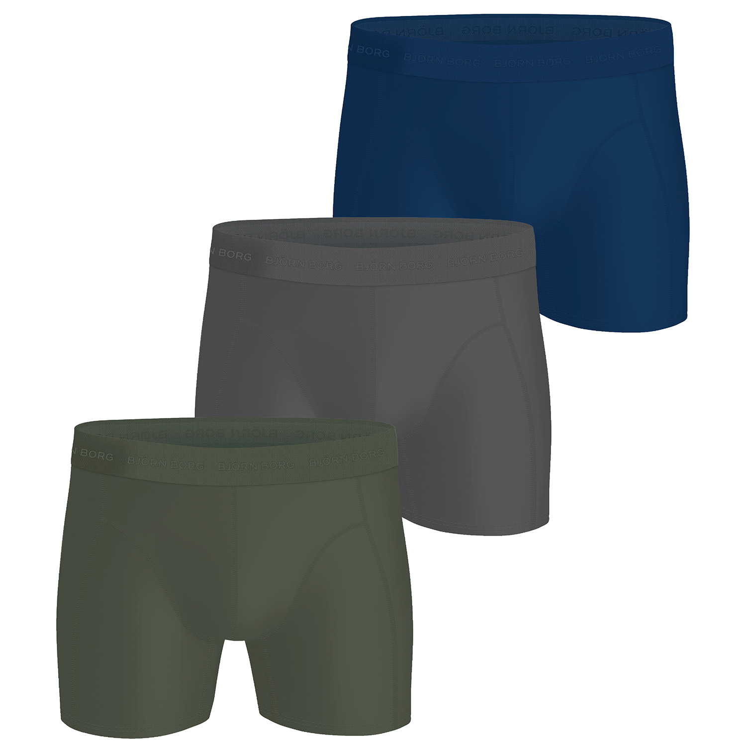 Bjorn Borg microfiber boxershorts 3-pack multi color