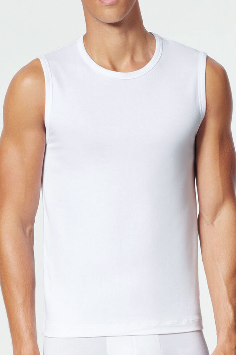 Schiesser Tanktop Uncover 4-pack wit