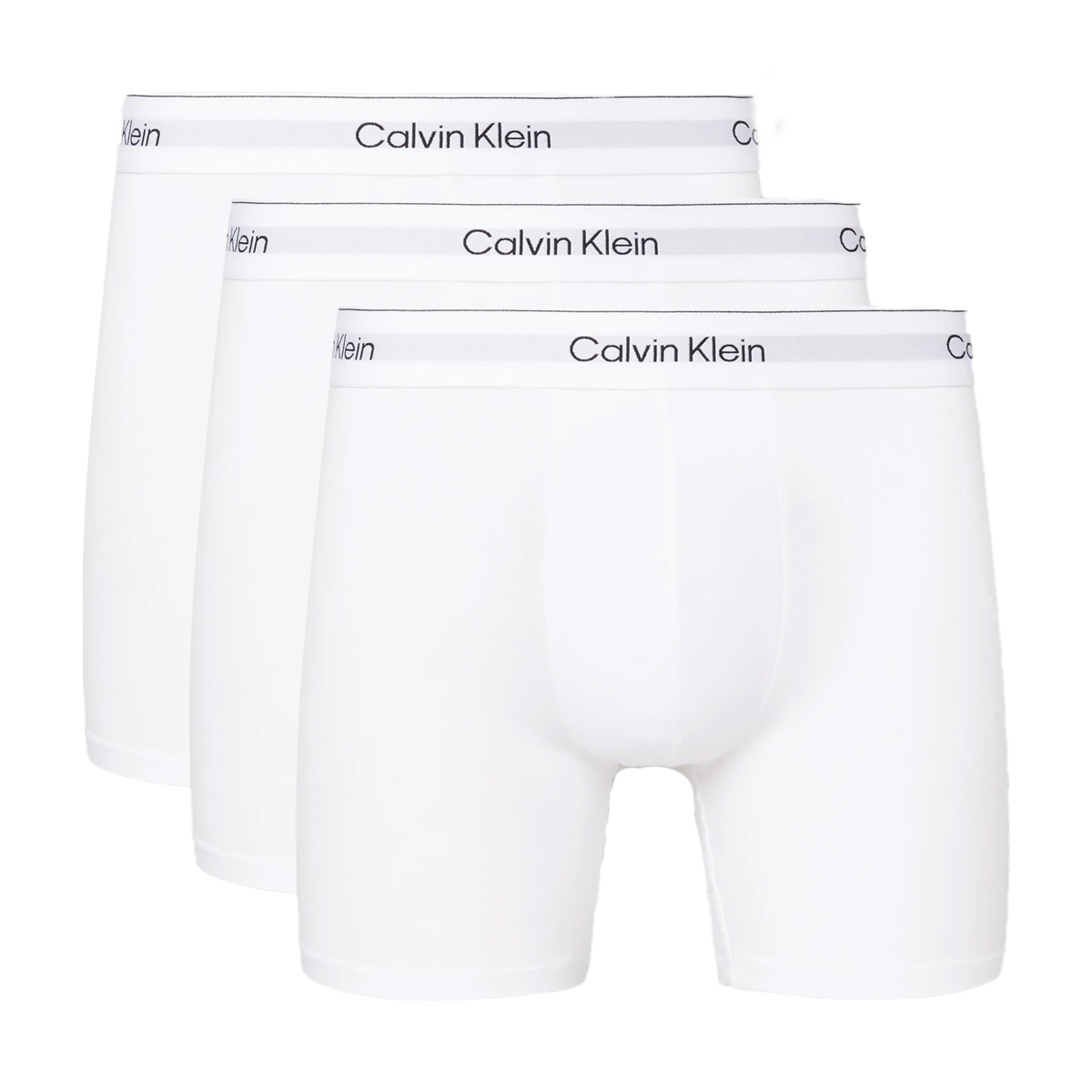 Calvin Klein Icon boxershort lang 3-pack wit  