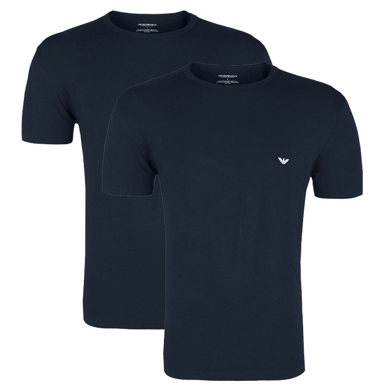 Armani blauw tshirt heren 2pack
