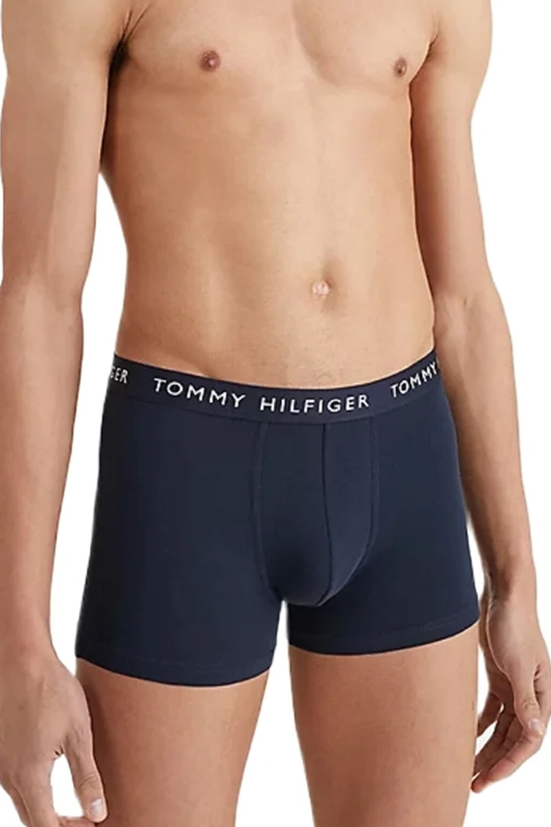 Tommy Hilfiger boxershorts 3-pack blauw-grijs