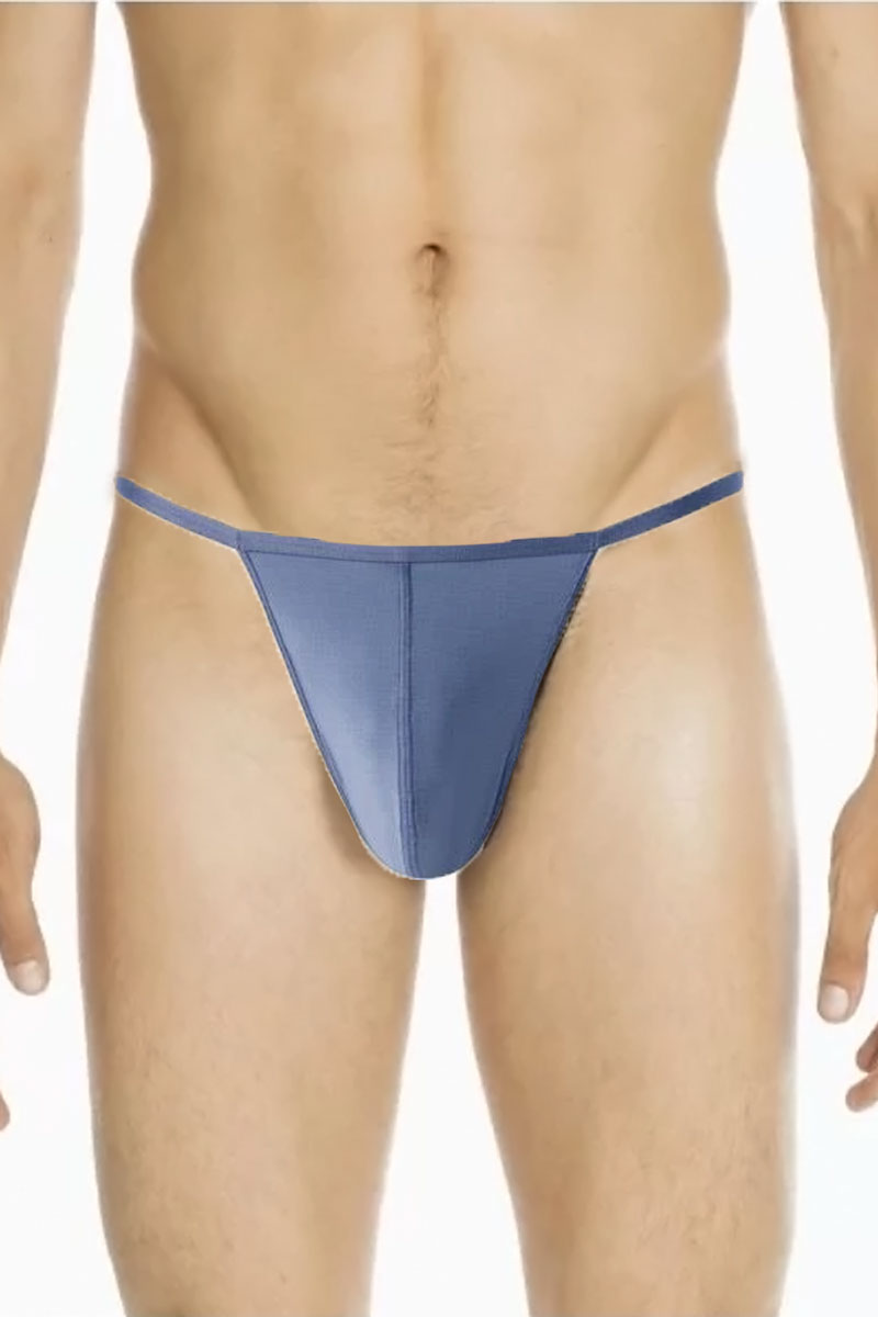 Hom String Plume microfiber midblue