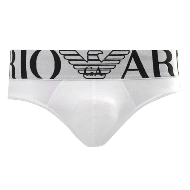 Armani Mega logo slip wit