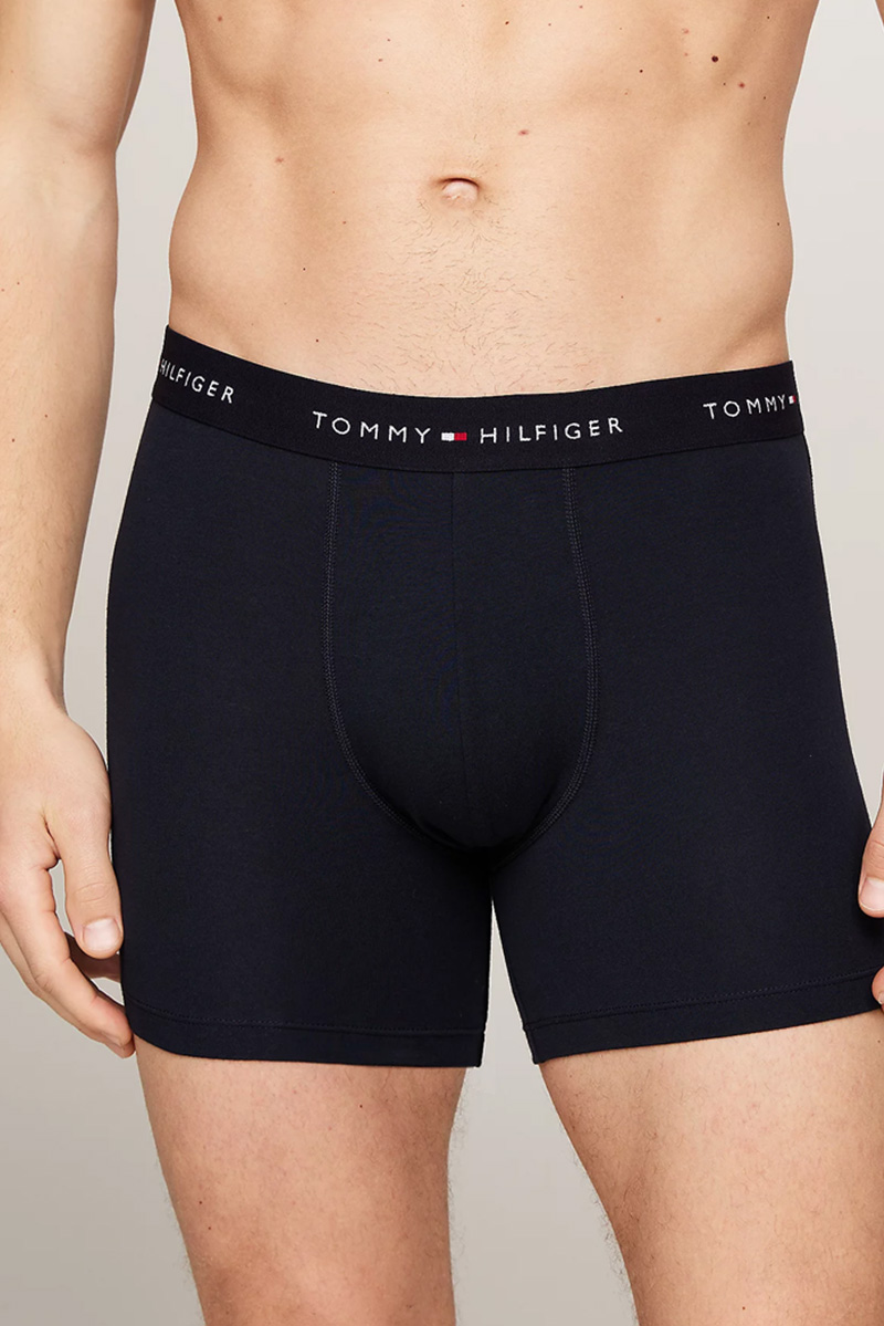 Tommy Hilfiger boxershorts 3-pack blauw