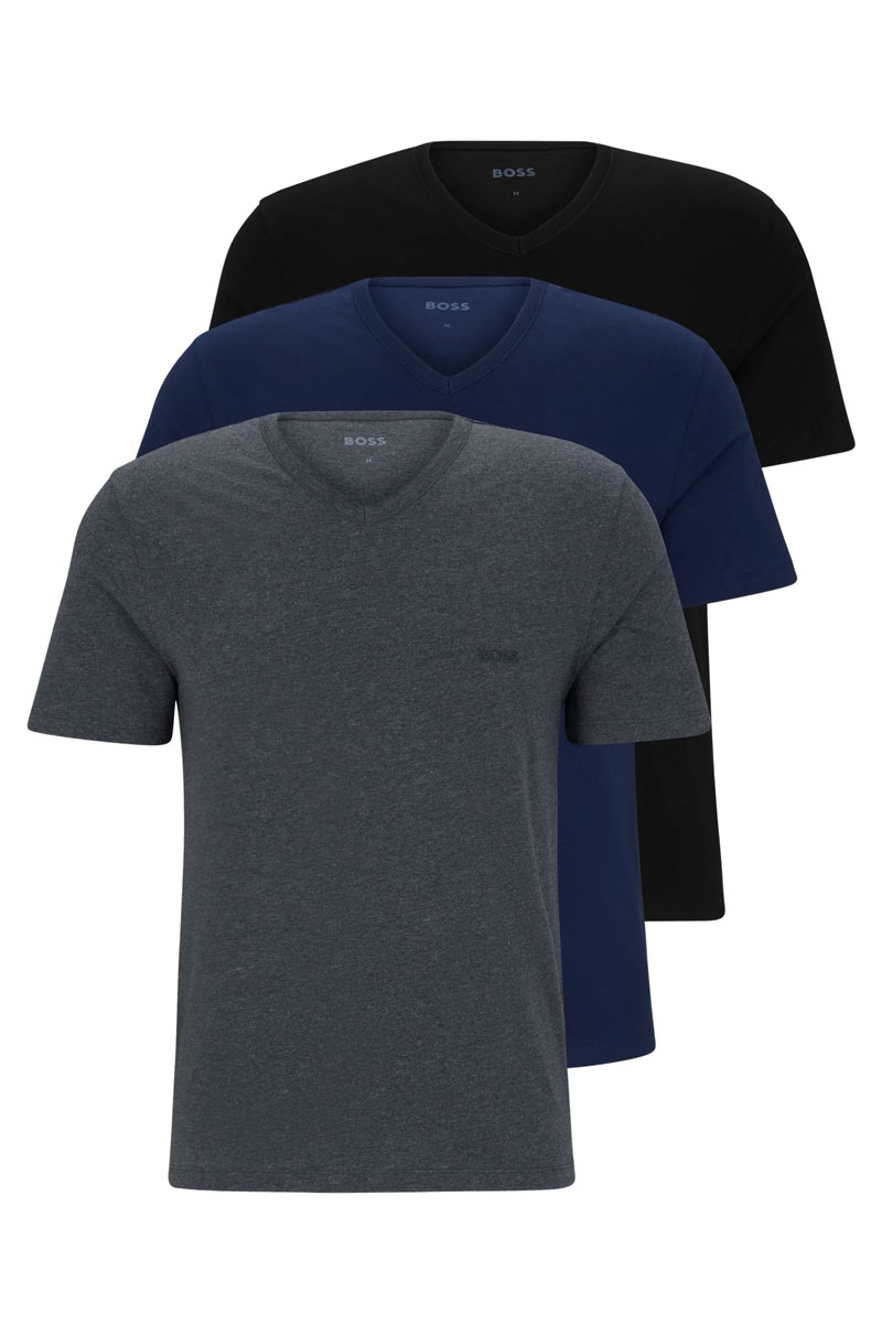 Hugo Boss T-shirt V-hals Classic 3-pack multi