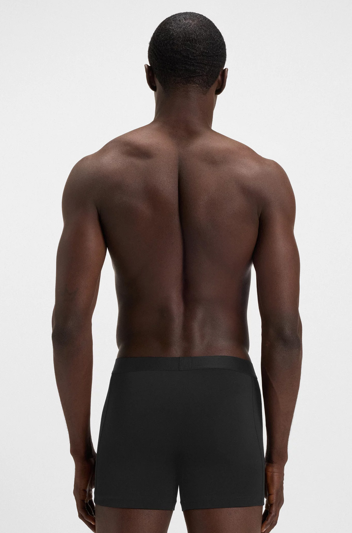 Boss ONE boxershorts blauw-grijs-print