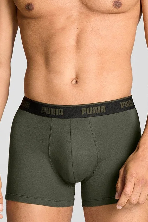 Puma Boxershorts 6-pack groen-zwart
