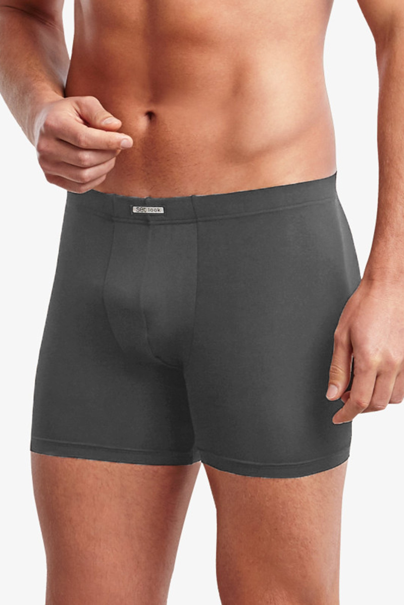 Set Boxershort 1878 microfiber grijs