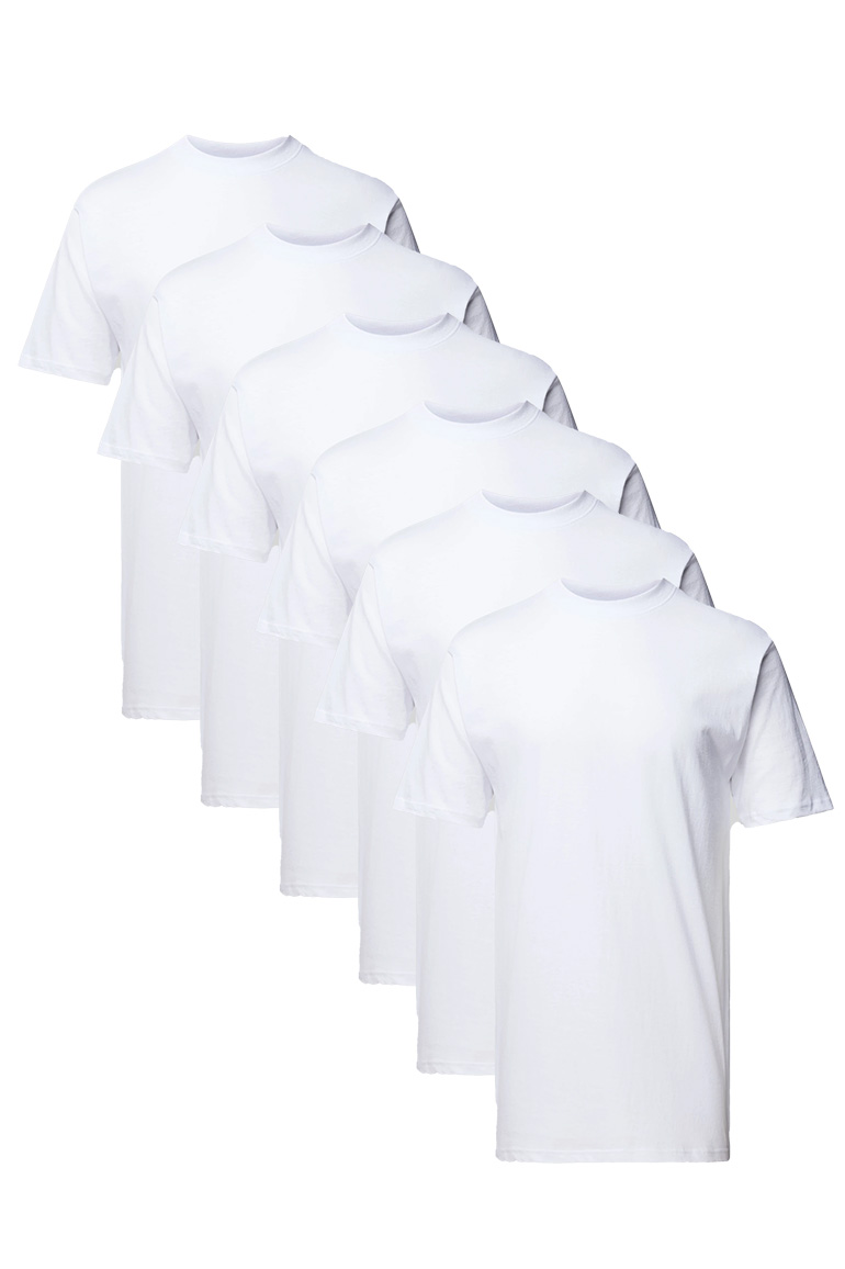 Hom T-shirt Harro met hoge boord actie 6-pack
