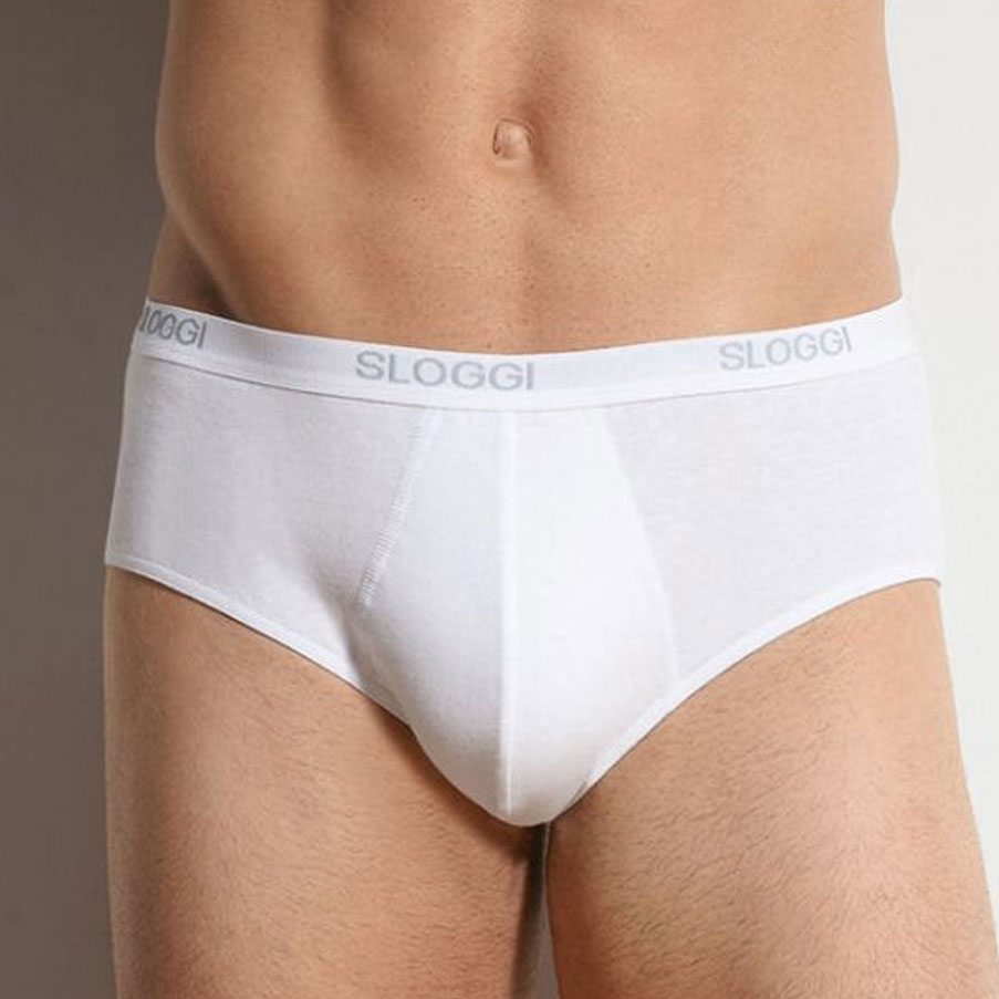 Sloggi Basic midi slip wit voorkant 