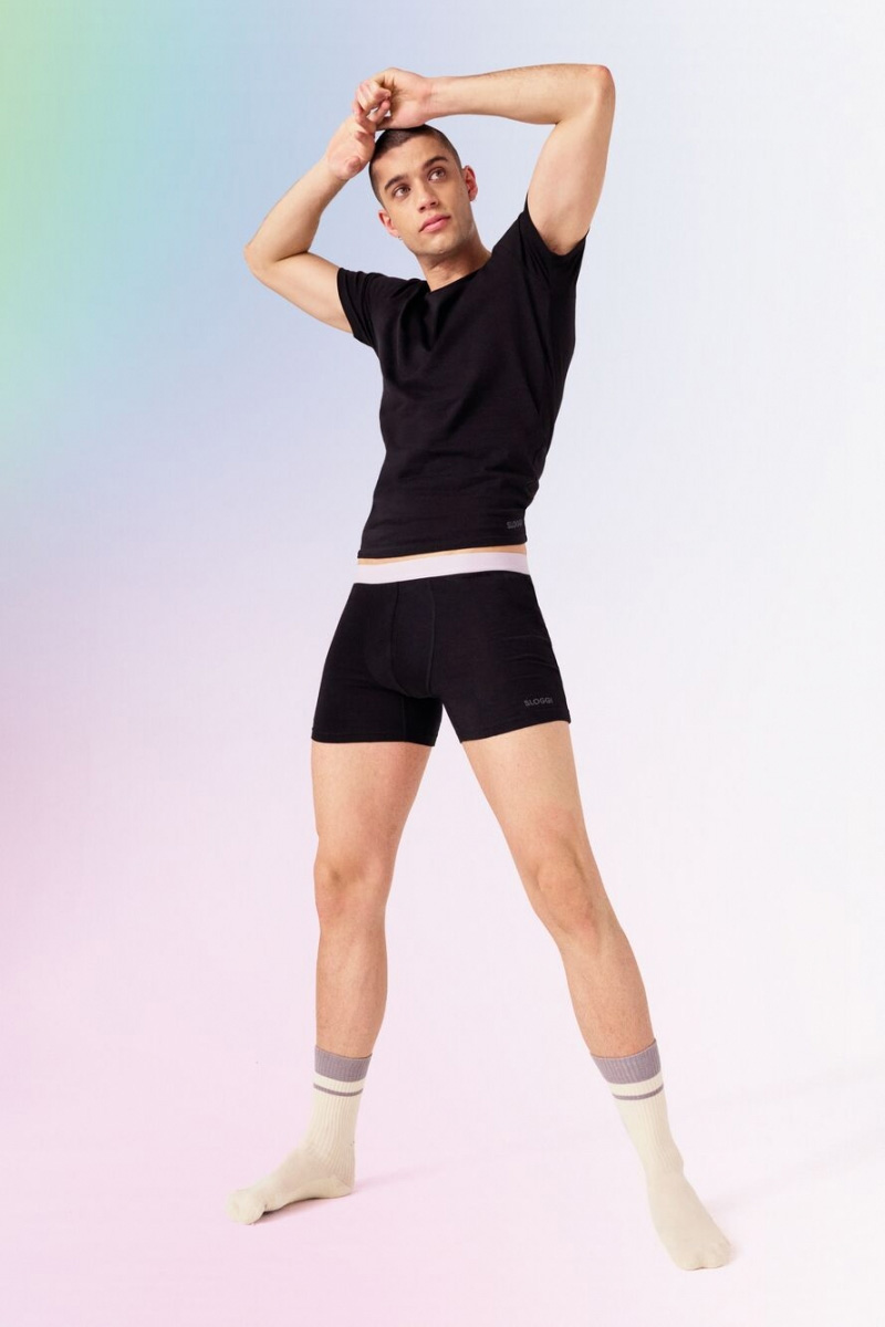 Sloggi Go abc Shorts 2-pack zwart 