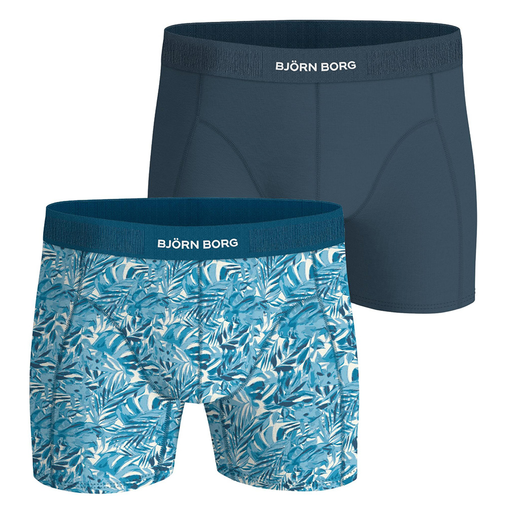 Bjorn Borg Boxershort premium cotton 2-pack bleu