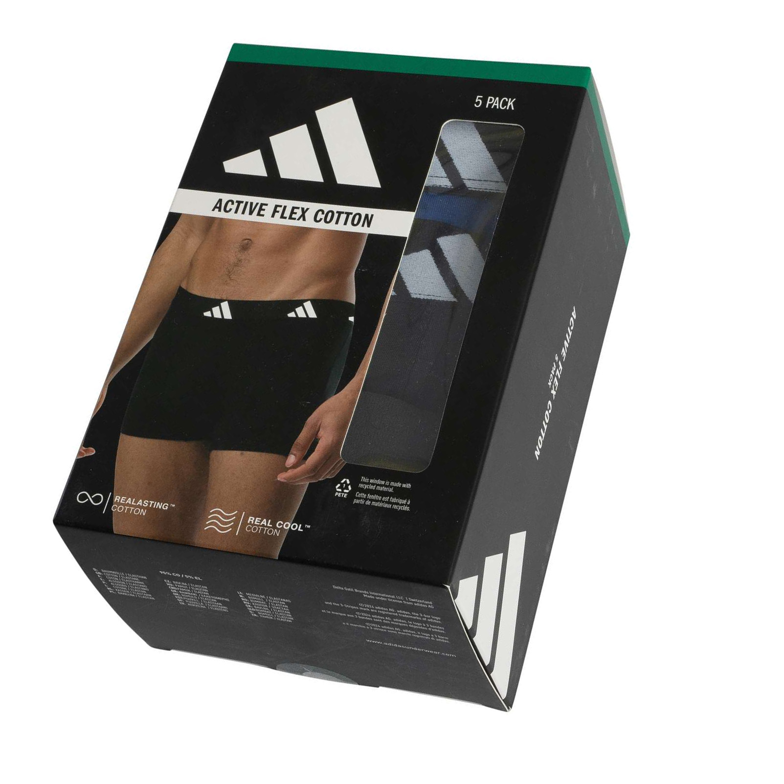 Adidas boxershorts active flex cotton 5-pack 