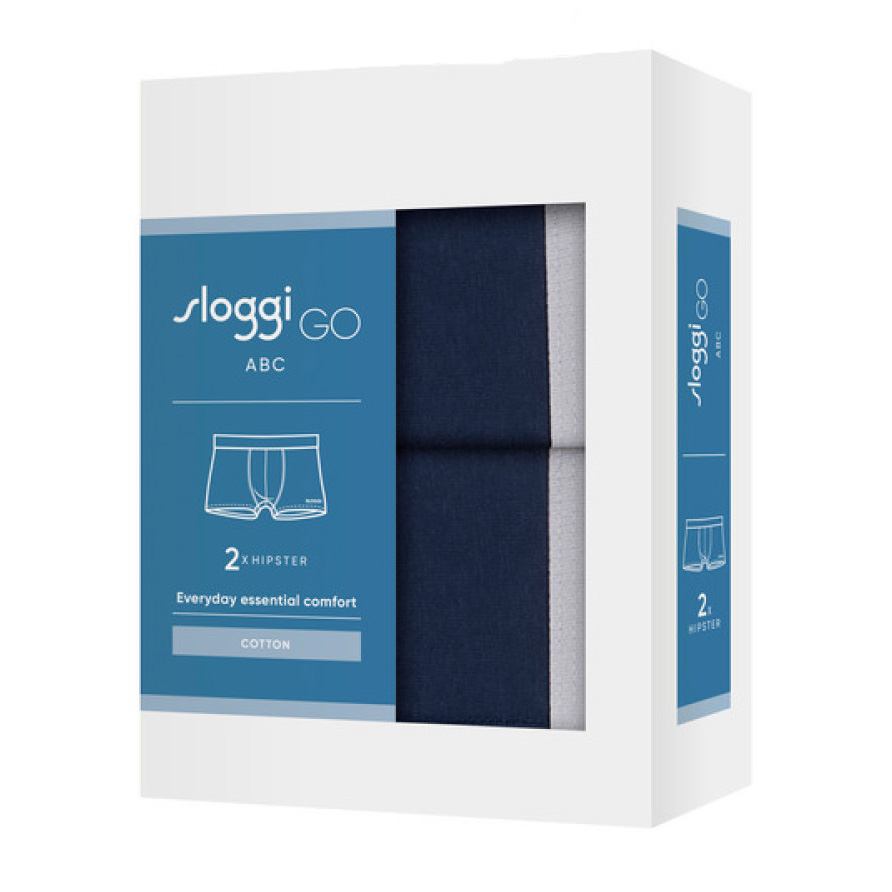 Sloggi Go abc Hipsters 2-pack blauw