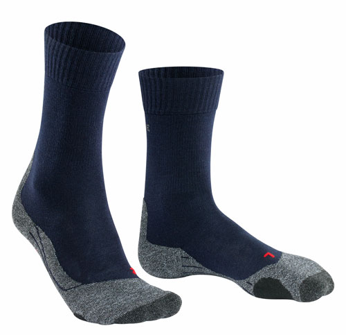 Falke Tk2 wandelsokken blauw zijkant