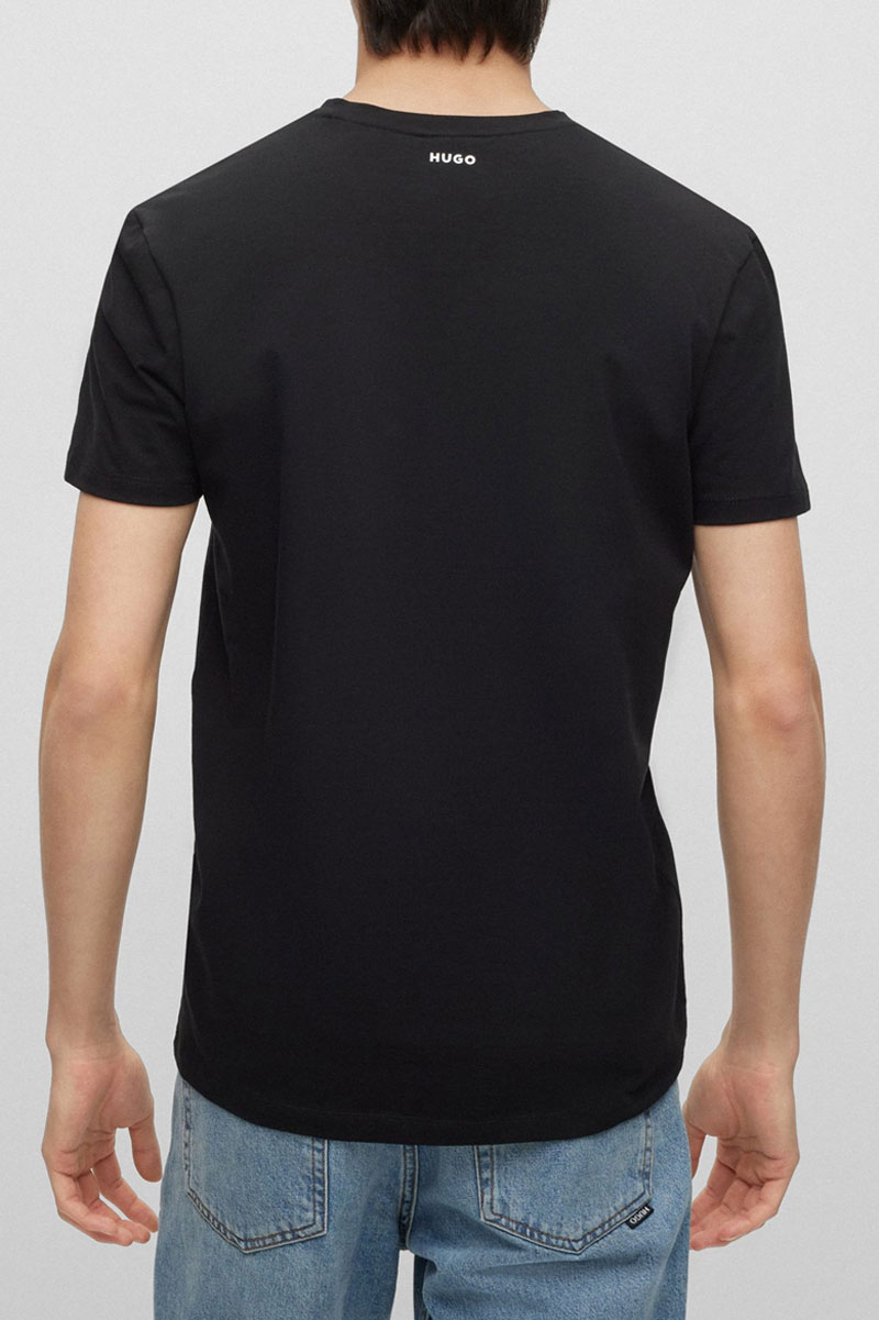 Hugo Boss T-shirts V-hals 2-pak Hugo red label zwart