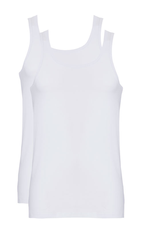 Ten Cate basic hemden heren 2-pack wit