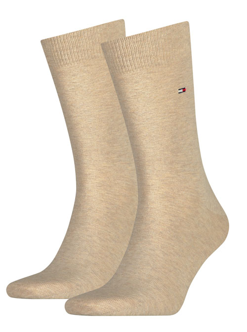 Tommy Hilfiger sokken beige 2-paar
