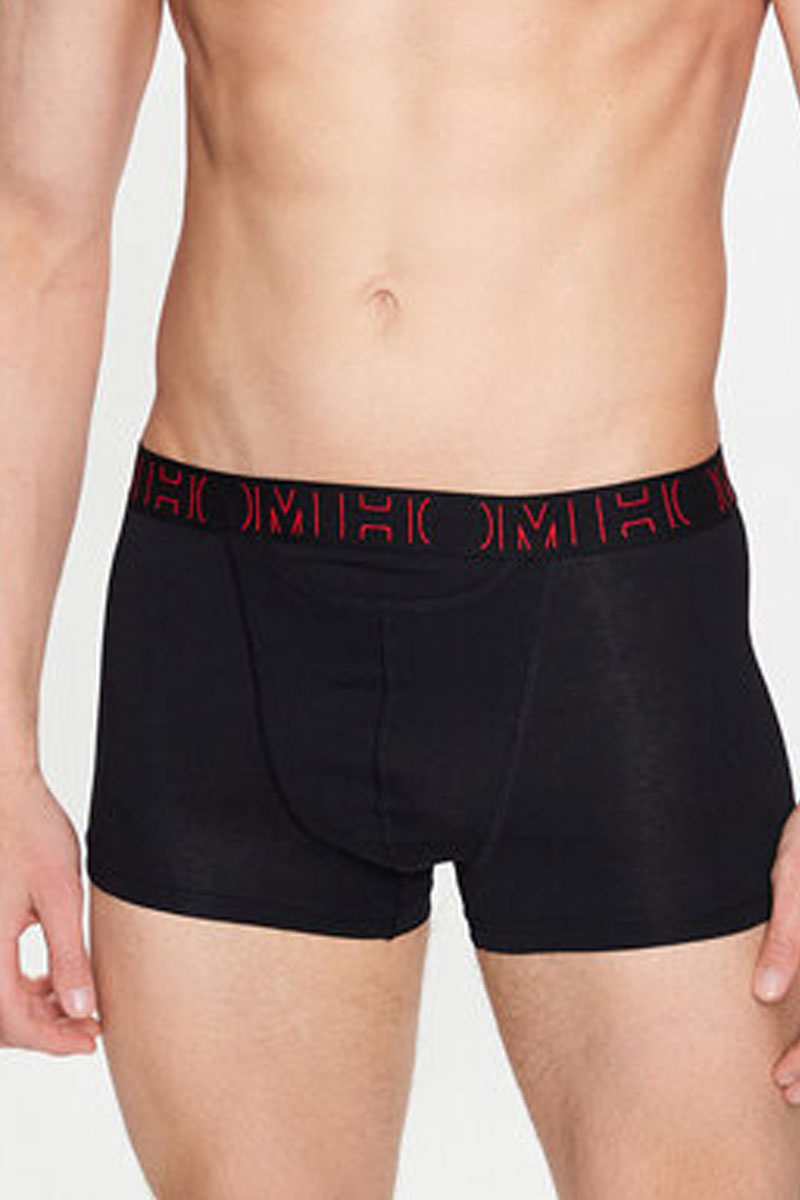 Hom Boxershort HO1 boxerlines-2 rood-zwart