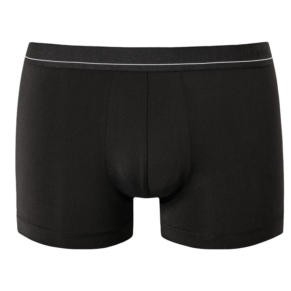 Schiesser boxershort Pure microfiber zwart