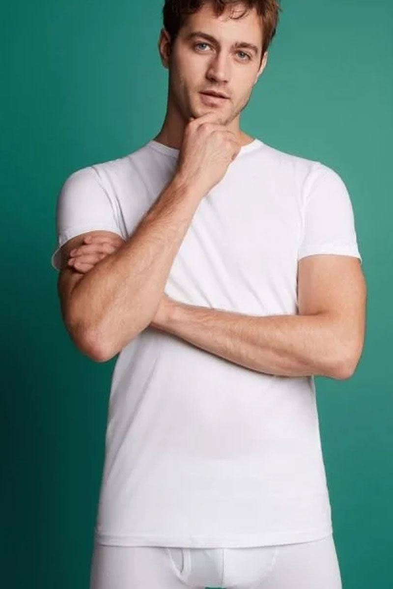 Ten Cate T-shirt High neck  organic cotton  2-pack