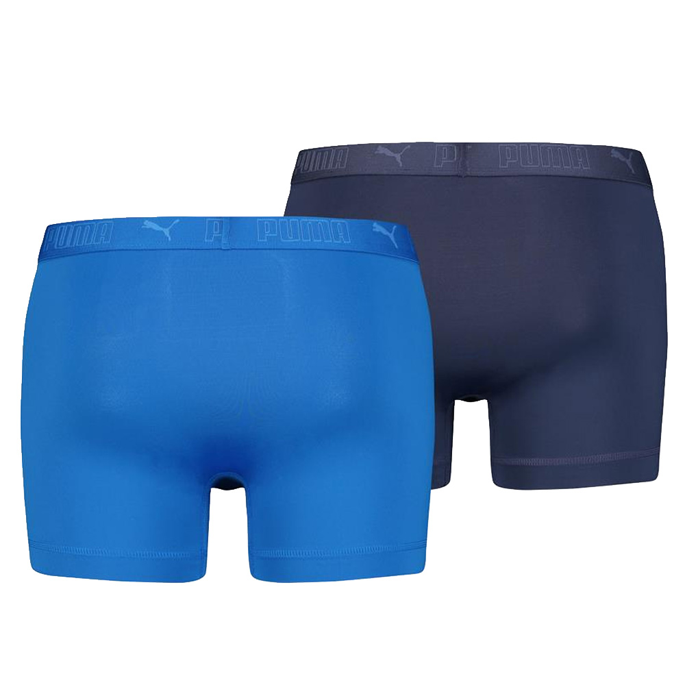 Puma Sport Boxershorts microfiber 2-pack blauw-blue