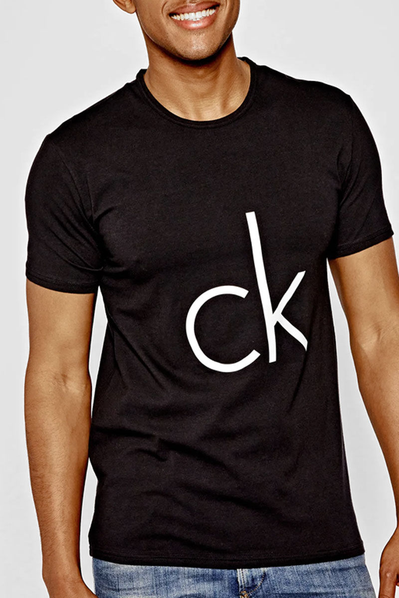 Calvin Klein shirt zwart met wit logo 