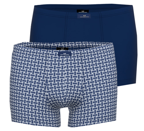 Gotzburg boxershorts 2-pack blauw-print