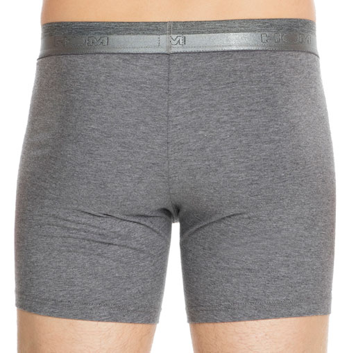 HOM boxershort Ho1 long grijs achterkant