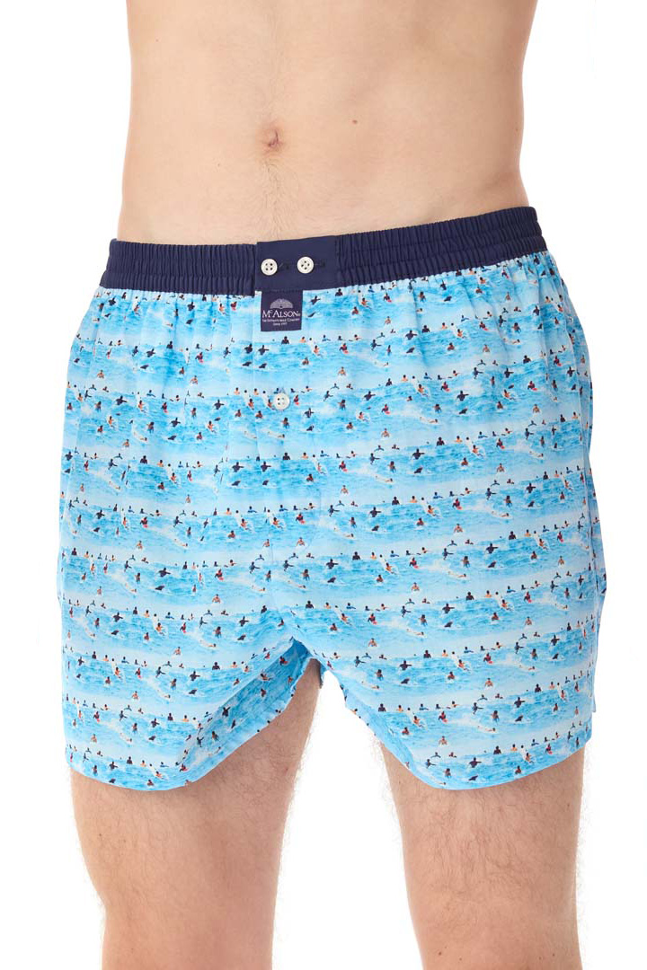 McAlson boxer Surfers blue