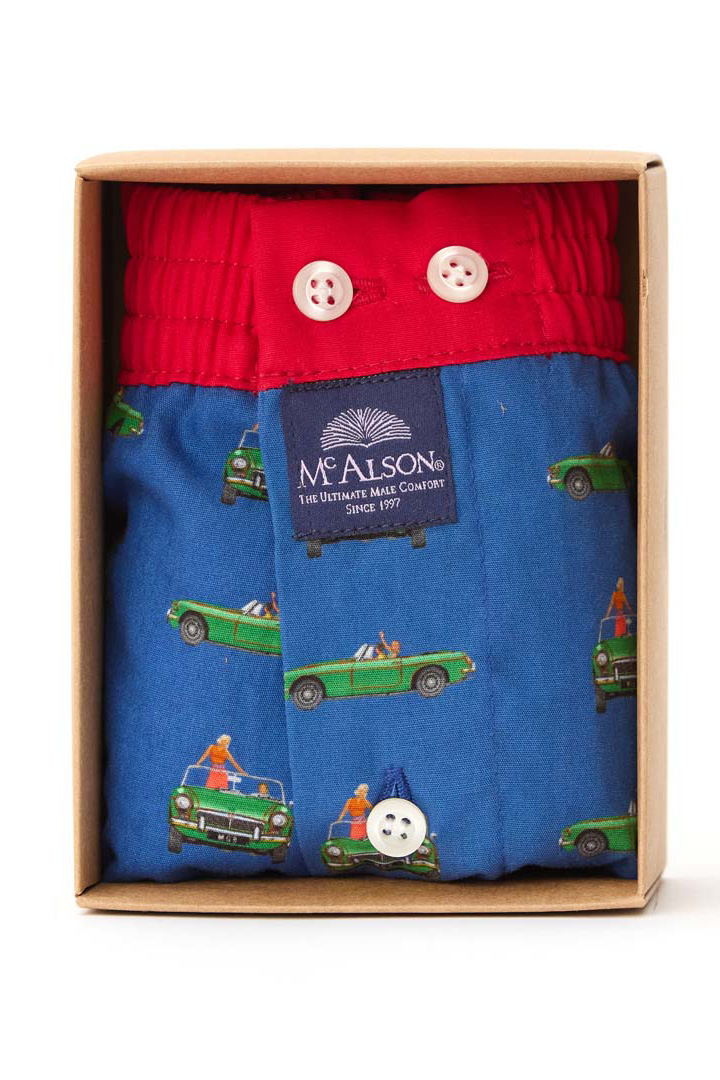 McAlson boxer Convertible blauw 
