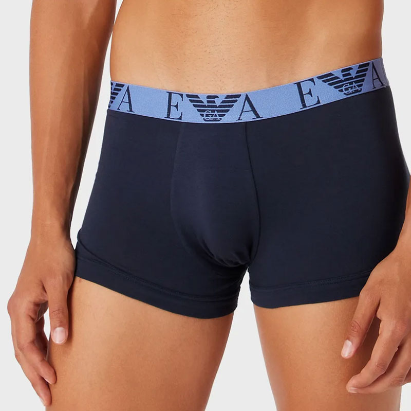 Armani trunk 3-pack blauw