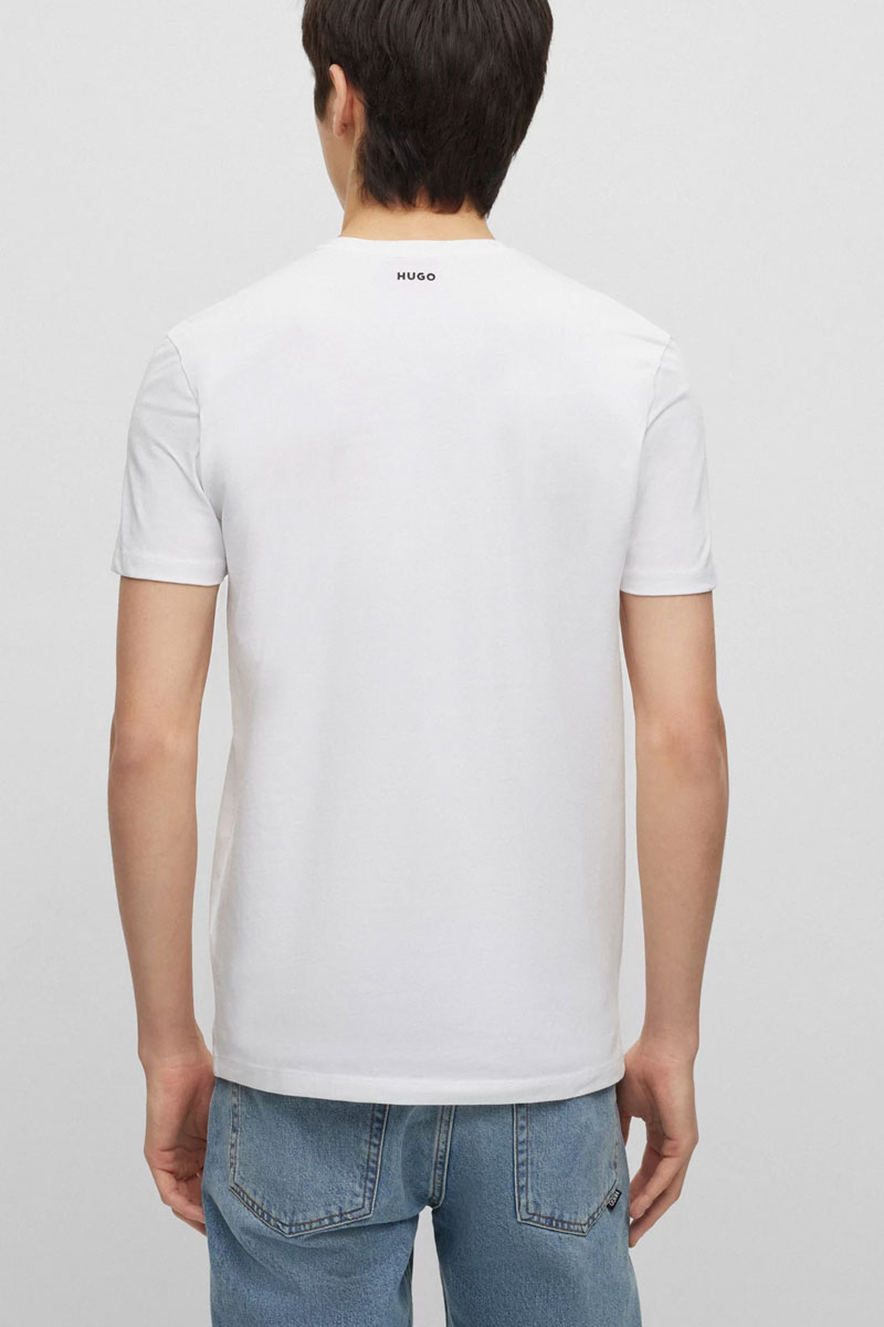 Hugo Boss T-shirts V-hals 2-pak Hugo red label wit