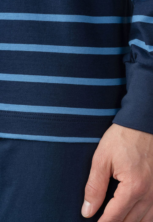 Mey V-hals pyjama Sratfort streep